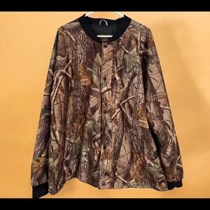Stearns Dry Wear Snap Down Hunting Jacket LARGE Camo